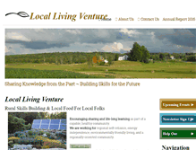 Tablet Screenshot of locallivingventure.org